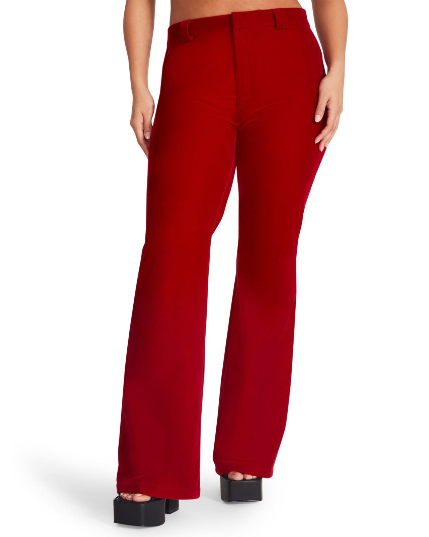 Red Steve Madden Harlow Women's Pants | PH 6314WXZ